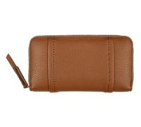 TOM TAILOR porte-monnaie Beca Long Zip Wallet Cognac