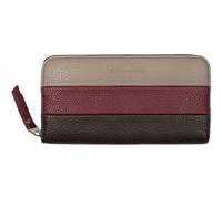 TOM TAILOR porte-monnaie Ellen Long Zip Wallet Dark Brown