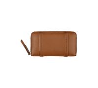 TOM TAILOR porte-monnaie Beca Long Zip Wallet Cognac