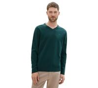 TOM TAILOR 1039806 Pull-Over, 36296-Dark Tree Green Melange, M Homme