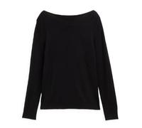 TOM TAILOR - Pull col bardot - noir - L - Noir - Pulls &amp Gilets &amp Sweats Femme XS
