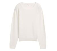 TOM TAILOR - Pull col rond - blanc - XS - Blanc - Pulls &amp Gilets &amp Sweats Femme L