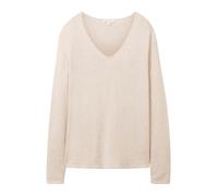 Tom Tailor Basic V Neck Sweater Beige XL Femme