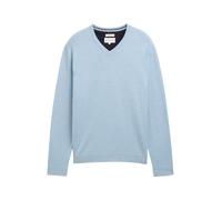 Tom Tailor 1039811 Basic Knit V Neck Sweater Bleu L Homme