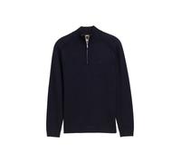 Tom Tailor 1047569 Basic Knit Troyer Sweater Bleu S Homme