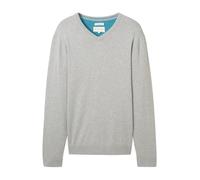 TOM TAILOR Pull-over gris clair, Taille XXXL