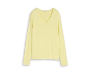 TOM TAILOR Pull-over jaune clair, Taille XXL