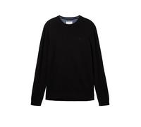 Tom Tailor Pull en maille 1038426 Basic Knit Sweater Noir 2XL Homme