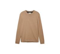 Tom Tailor 1038426 Basic Knit Sweater Beige L Homme