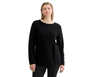 TOM TAILOR Pull Plussize pour Femme, 14482 - Deep Black., 54 Grande Taille