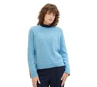 TOM TAILOR Pull pour Femme, 12391 - Clear Light Blue Melange, XXL