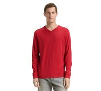 Tom Tailor Pull pour Homme, 13686 - Salsa Red Non-Solid, XXL