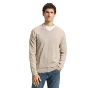Tom Tailor Pull pour Homme, 38310 - Beige chiné, L