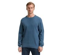 TOM TAILOR Pull pour Homme, 38701 - Real Teal Melange, L