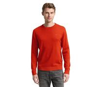TOM TAILOR Pull pour Homme, 38769 - Tango Orange Melange, L