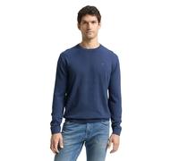 TOM TAILOR Pull pour Homme, 39102 - Bleu océan mélangé, M