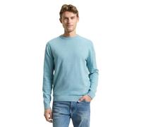 TOM TAILOR 1039805 Pull-Over, 39104-Tourmaline Melange, L Homme