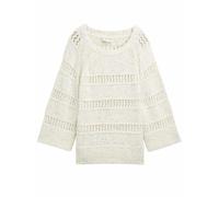 TOM TAILOR Pullover blanc | L