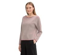 TOM TAILOR Référence : 1033125 Pull-Over, 37585-deep Red Bubble Structure, M Femme