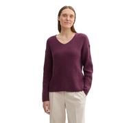 TOM TAILOR Référence : 1042956 Pull-Over, 35898-Black Berry Melange, S Femme