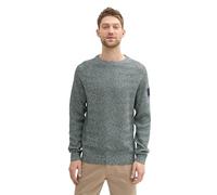 TOM TAILOR Référence : 1043273 Pull-Over, 36163-dark Green Teal Multicolor, L Homme