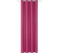 TOM TAILOR Rideau à œillets opaque DOVE Magenta 140 x 245 cm