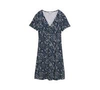 TOM TAILOR Femme 1045309 Robe, 37369 - Multicolor Navy Dot Structure, 38 EU