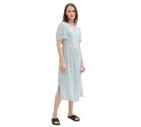 TOM TAILOR Robe d'été Basique pour Femme avec imprimé intégral, 35293 - Motif Petite Fleur Bleue, 38