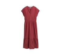 TOM TAILOR Robe midi pour Femme avec Volants, 23853 - Burnt Russet, 40