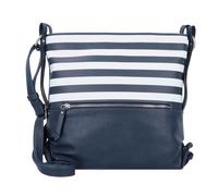 TOM TAILOR Sac à bandoulière 'Elin Mare' bleu marine / blanc cassé, Taille One Size