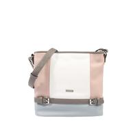 TOM TAILOR Sac à bandoulière 'Juna' gris / taupe / rose / blanc, Taille One Size