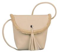 TOM TAILOR Sac à épaule bandoulière crème pour femme - Ida Teddy Flap Bag S Cream White 184168
