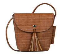 TOM TAILOR Sac à épaule bandoulière marron pour femme - Ida Weaving Flap Bag S Cognac 160529