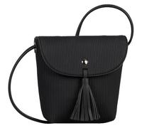 TOM TAILOR Sac à épaule bandoulière noir pour femme - Ida Winter Flap Bag S 187825