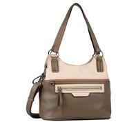 TOM TAILOR sac à épaule Jule Zip Shopper L Mixed Taupe
