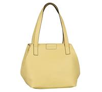 TOM TAILOR Sac cabas Miri Zip pour femme avec fermeture éclair, jaune clair, 43 x 18 x 28 (LxBxH)