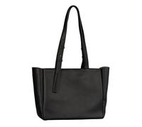 TOM TAILOR Denim Jessie Sac à bandoulière zippé pour femme Noir Grand modèle, Noir, L, Moderne