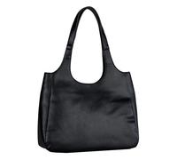 TOM TAILOR Denim Leana Sac à bandoulière avec fermeture éclair pour femme Noir Taille M, Noir, Moderne