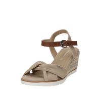 TOM TAILOR Femme 5390040007 Sandale cale, Sable, 39 EU