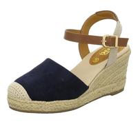 TOM TAILOR Sandales compensées pour femme 7490730001, bleu marine, 38 EU