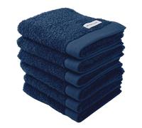 TOM TAILOR Serviette bleu foncé, Taille 30x50cm