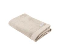 TOM TAILOR Serviette de Douche, 70x140 cm, 100% coton/éponge, avec deux accroches et étiquette avec logo, COLOR BATH TOWEL Beige (Sunny Sand)