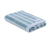 Tom Tailor Serviette Eponge, 70x140 cm, 100% Coton/Eponge, avec Attaches, Color Bath Towels Medium Stripes Turquoise (Fresh Sage & Smokey Sage)