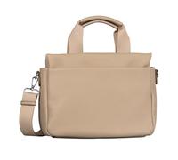 TOM TAILOR Rella Shopper Sac à bandoulière avec fermeture éclair pour femme Beige Taille M, beige, Essentiel