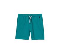 TOM TAILOR Short de Bain uni pour Homme, 11037 - Vert Bouteille foncée, L