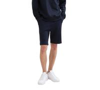 TOM TAILOR Short de survêtement pour Homme, Coupe régulière, Bleu Capitaine, XL