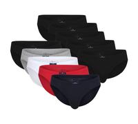 TOM TAILOR Slip bleu marine / gris / rouge / blanc, Taille XXL