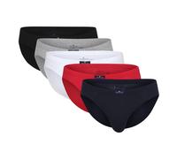 TOM TAILOR Slip Pour Hommes, Pack De 5 - Mini Slip, Basique, Uni