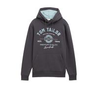 TOM TAILOR Sweat-shirt bleu clair / gris foncé / blanc, Taille XXL