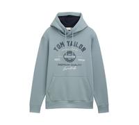 TOM TAILOR Sweat-shirt bleu nuit / opal / coquille d'oeuf, Taille XL